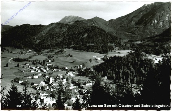 Lunz am See, mit Ötscher und Scheiblingstein