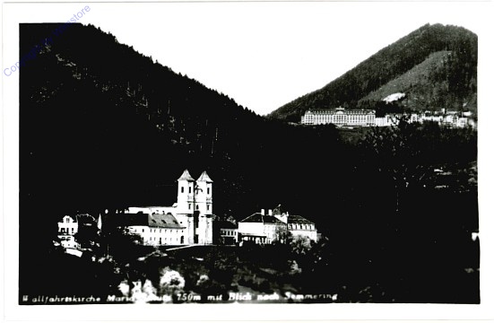 Maria Schutz am Semmering, Blick nach Semmering
