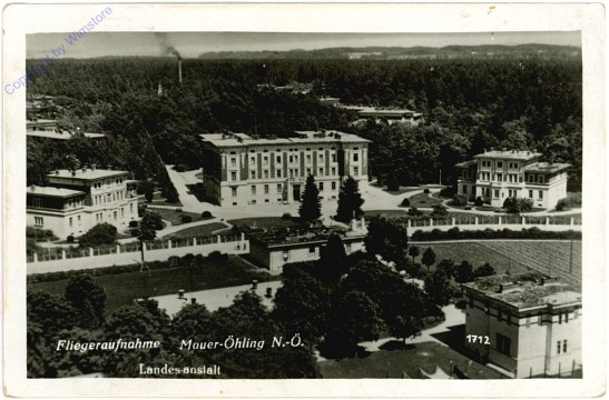 ak105213 Mauer-Öhling, Fliegeraufnahme, Landesanstalt