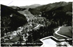 Mariahilfberg, Höhenstrasse, Blick von der Kanzel auf Gutenstein