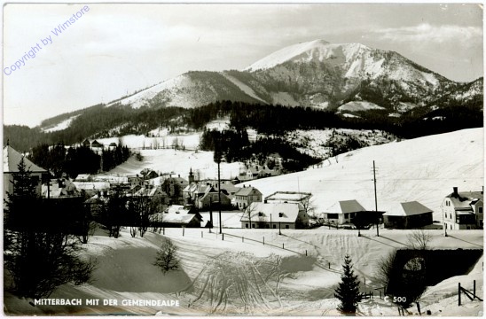 Mitterbach, mit der Gemeindealpe