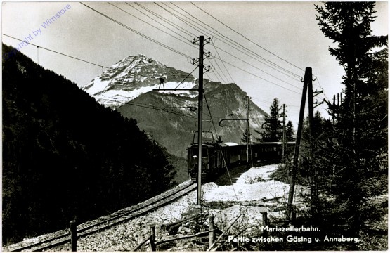 Mariazellerbahn, Partie zwischen Gösing und Annaberg
