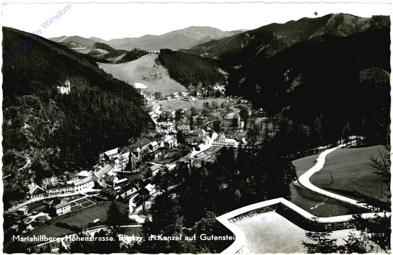 ak105262 Mariahilfberg, Höhenstrasse, Blick von der Kanzel auf Gutenstein