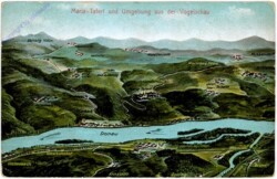 Maria Taferl, und Umgebung aus der Vogelschau