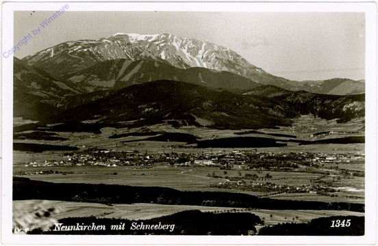 Neunkirchen, mit Schneeberg