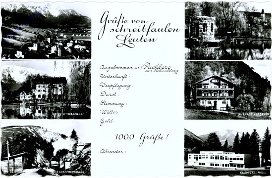 ak105393 Puchberg am Schneeberg, Grüße von schreibfaulen Leuten