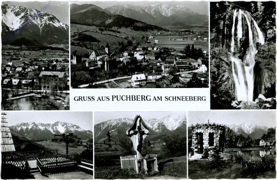 ak105402 Puchberg am Schneeberg, Multiansicht