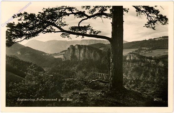 Semmering, Polleroswand gegen die Rax