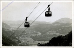 Rax, Raxbahn, Tiefblick auf Reichenau
