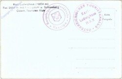 Rax, Karl Ludwig Haus mit Predigstuhl und Schneeberg