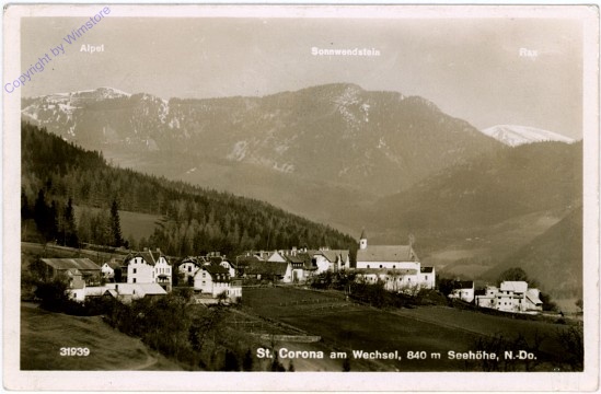 St. Corona, Ortsansicht