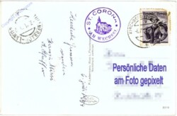 St. Corona, Ortsansicht gegen Schneeberg