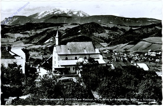 St. Corona, Blick auf Schneeberg und Kirchberg