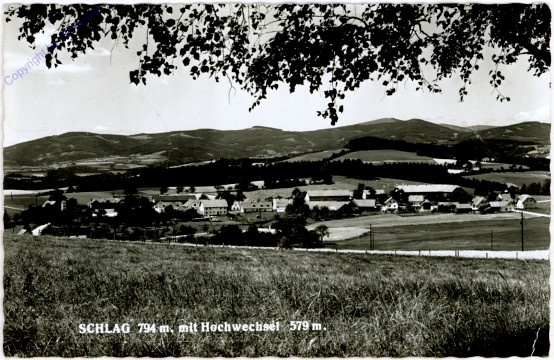 Schlag bei Thalberg, mit Hochwechsel