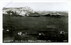 Windberg, Schneealpe, Blick auf Schauerkogel und Rax