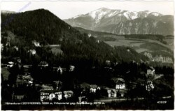 Semmering, Villenviertel gegen Schneeberg