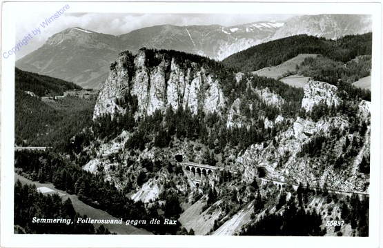Semmering, Polleroswand gegen die Rax