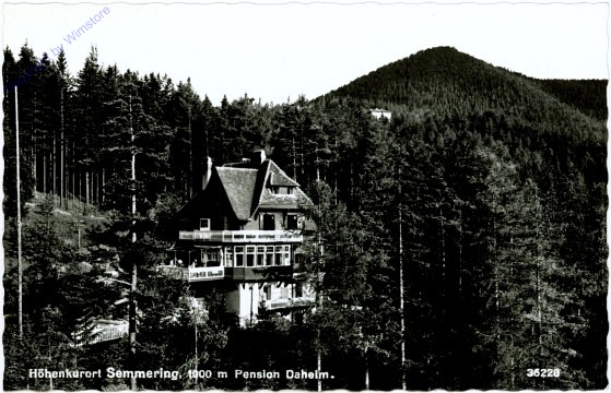 Semmering, Pension Daheim