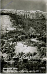 Semmering, Hotel Erzherzog Johann und Panhans gegen Rax
