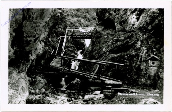 Furth an der Triesting, Steinwandklamm, Eingang