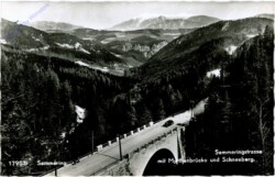 Semmering, Myrthenbrücke und Schneeberg