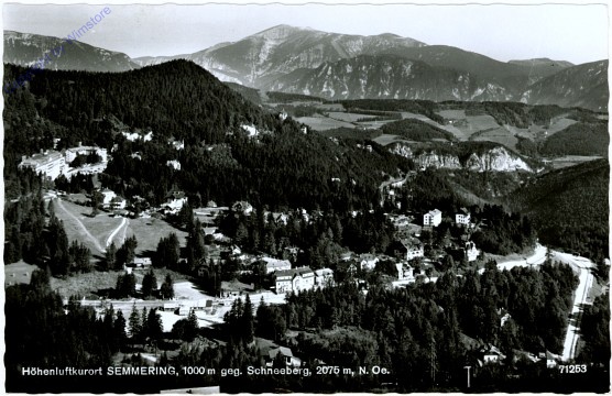 Semmering, gegen Schneeberg