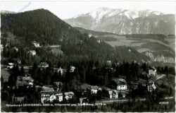 Semmering, Villenviertel gegen Schneeberg