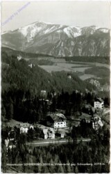 Semmering, Villenviertel gegen Schneeberg