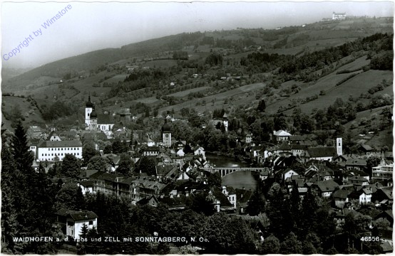 ak105938 Waidhofen an der Ybbs, und Zell mit Sonntagberg