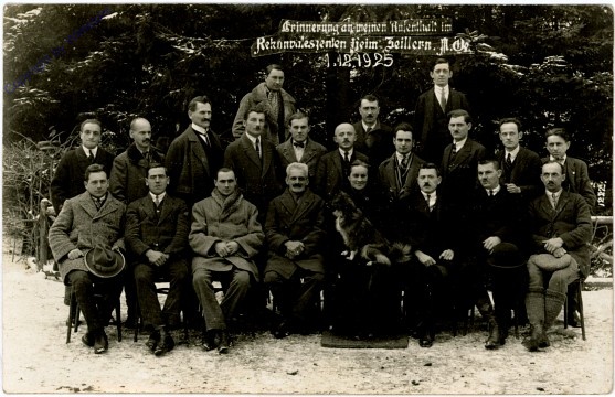 Zeilern, Erinnerung an meinen Aufenthalt im Rekonvaleszentenheim, 1.12.1925