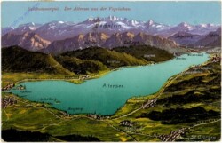 Attersee, aus der Vogelschau