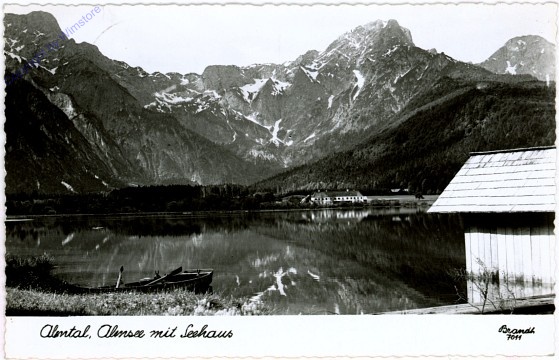 Almsee, Almtal, mit Seehaus