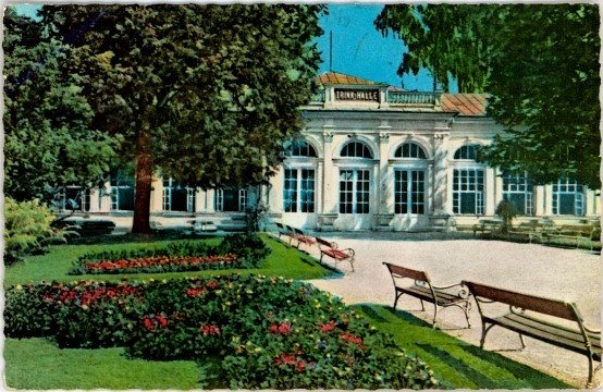 Bad Hall, Kurpark mit Trinkhalle