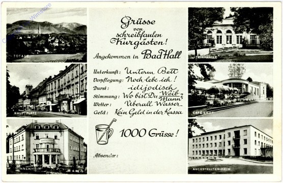 Bad Hall, Grüße von schreibfaulen Kurgästen