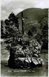 Bad Ischl, Kreuzstein in der Traun