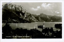 Gmunden, Traunsee mit Schloss