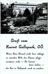 Gallspach, Gruss vom Kurort