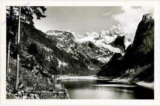 Gosau, Vorderer Gosau-See mit dem Dachstein