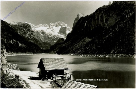 Gosau, Vorderer Gosau-See mit dem Dachstein