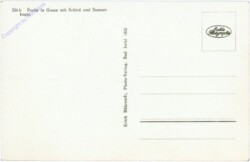 Gosau, Partie in Gosau mit Schloß und Donnerkogel