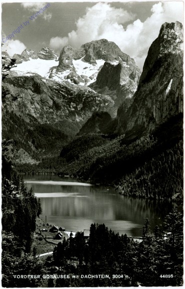 Gosau, Vorderer Gosausee mit Dachstein