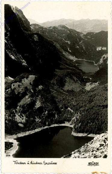 Gosau, Vorderer und hinterer Gosausee