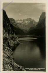 Gosau, Vorderer Gosau-See mit Dachstein
