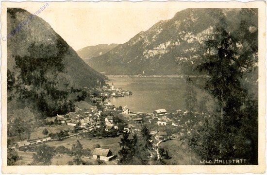 ak106383 Hallstatt, Ortsansicht