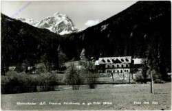 Hinterstoder, Pension Prielkreuz mit großem Priel