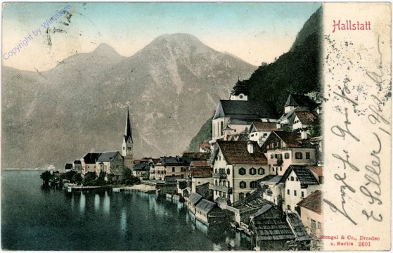 ak106413 Hallstatt, Ortsansicht