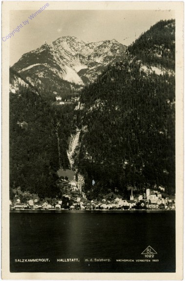 Hallstatt, mit dem Salzberg