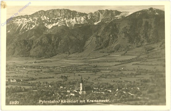 Kirchdorf an der Krems, Pyhrnbahn, mit Kremsmauer