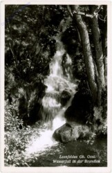 Leonfelden, Wasserfall in der Brandlau