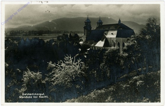 Mondsee, bei Nacht
